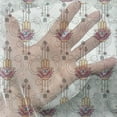 thumbnail image 3 of Hamsa Tulle Curtains with Rod Pocket, Eastern Motifs with All Seeing Eye Inspirations South Illustration, Sheer Drape for Wedding Party 2 Panels, 7 Sizes, Peach Pink Blue, by Ambesonne, 3 of 3