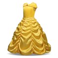 thumbnail image 5 of La Bella y la Bestia Vestido de princesa Bella Cosplay Disfraz de Bella Vestido infantil para niñas Fiesta de cumpleaños Ropa mágica para niñas, 5 of 5