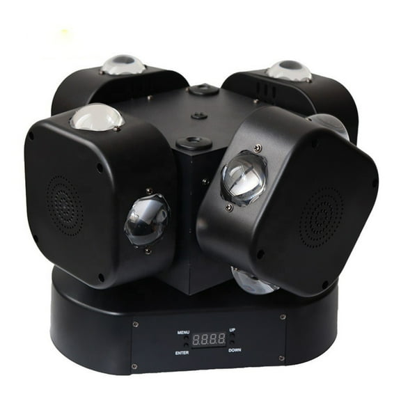 Rotating Beam Moving Head Light RGBW 4in1 Led With Strobe Effects Stage Lighting For DJ Disco Club Music Party