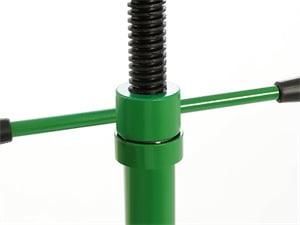 Kojem 2 Ton Under Hoist Tripod Stand for Garages Repair Shops Adjustable  Green Powder Coated Heavy Duty Steel