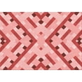 thumbnail image 1 of Ahgly Company Machine Washable Indoor Rectangle Transitional Flamingo Pink Area Rugs, 2' x 4', 1 of 7