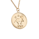 thumbnail image 2 of Collar para Mujer de Horóscopo LuckyLy, Acero Inoxidable con Baño de Oro 18k y Dije de Signo Zodiacal, Modelo Astra dorado UNITALLA, 2 of 8