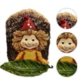 thumbnail image 3 of Alimentador De Semillas De Hojas De Elfo De Hadas, Comedero De Pájaros Artesanal De Resina Para Decoración De Jardín Al Aire Libre Yuarrent HA035973-00, 3 of 6
