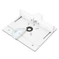 thumbnail image 4 of Aluminum Alloy Router Table Insert Plate, Wood Carving Machine Invert Board with Scale for Woodworking, DIY Enthusiasts Router Lift System Table Saw, 4 of 7