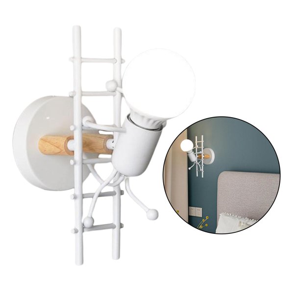 Luces de montaje en pared de granja, iluminación de candeliere de pared, lámpara de pared para exteriores, linterna para Porch Bathroom bar Blanca Blanca Colco Apliques de pared Dormitorio Exterior