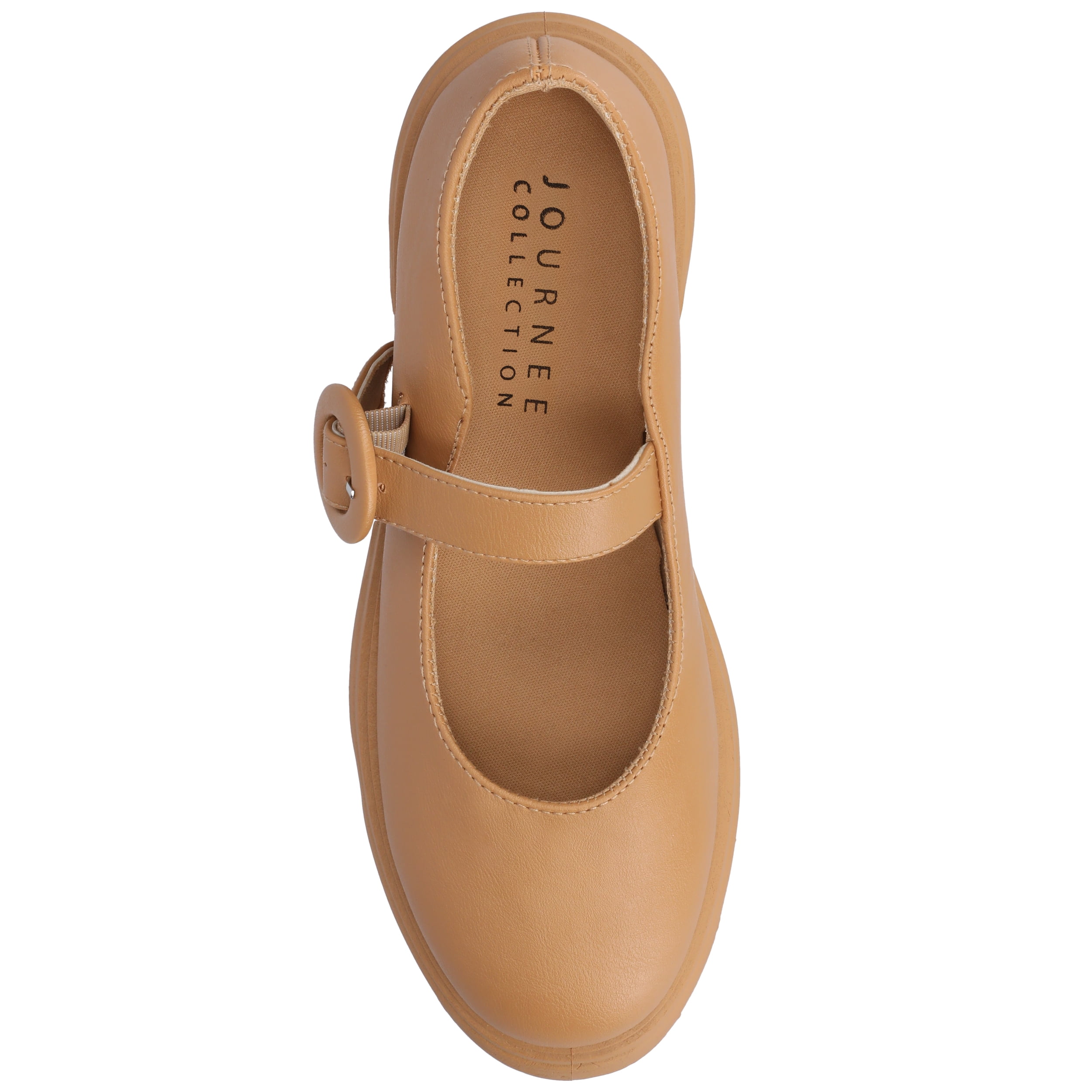 Journee Womens Zarynn Treaded Outsole Platform Mary Jane