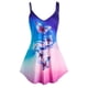 thumbnail image 1 of Plus tamaño de impresión de la mariposa Ombre Tank Top Rosegal Camisetas sin mangas de talla grande, 1 of 5