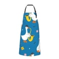 thumbnail image 2 of Lsque Cartoon Goose Waterproof Apron Chef Aprons for Men Heavy Duty Chemical Work Apron Extra Long Grilling Aprons with Adjustable Bib Apron, 2 of 9
