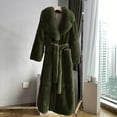 thumbnail image 4 of Lindreshi Womens Shackets Coat in Clothing Clearance Women Plus Size Luxury Faux Furs Coat Warm Outerwear Long Coat, 4 of 5