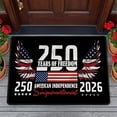 thumbnail image 1 of 250 Anniversary Door Mat Patriotic Vintage USA Anniversary 250th Red Non Dirt Trapper Doormats, 1 of 4