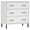 White, variant on vidaXL Sideboard Chest of Drawers Storage Cabinet with Drawers Solid Wood OSLO
