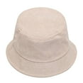 thumbnail image 6 of Winter Men Women Corduroy Plush Soft Fisherman Cap Sun Cap Bucket Hat Panama Hat BLACK, 6 of 8