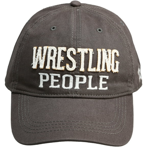 Wrestling People - Dark Gray Adjustable Hat