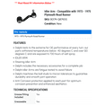 thumbnail image 2 of Idler Arm - Compatible with 1973 - 1975 Plymouth Road Runner 1974, 2 of 2