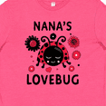 thumbnail image 4 of Inktastic Valentine's Day Nana's Lovebug Youth T-Shirt, 4 of 5