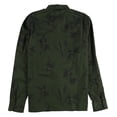 thumbnail image 2 of Perry Ellis Mens Floral Print Button Up Shirt, Green, Medium, 2 of 2