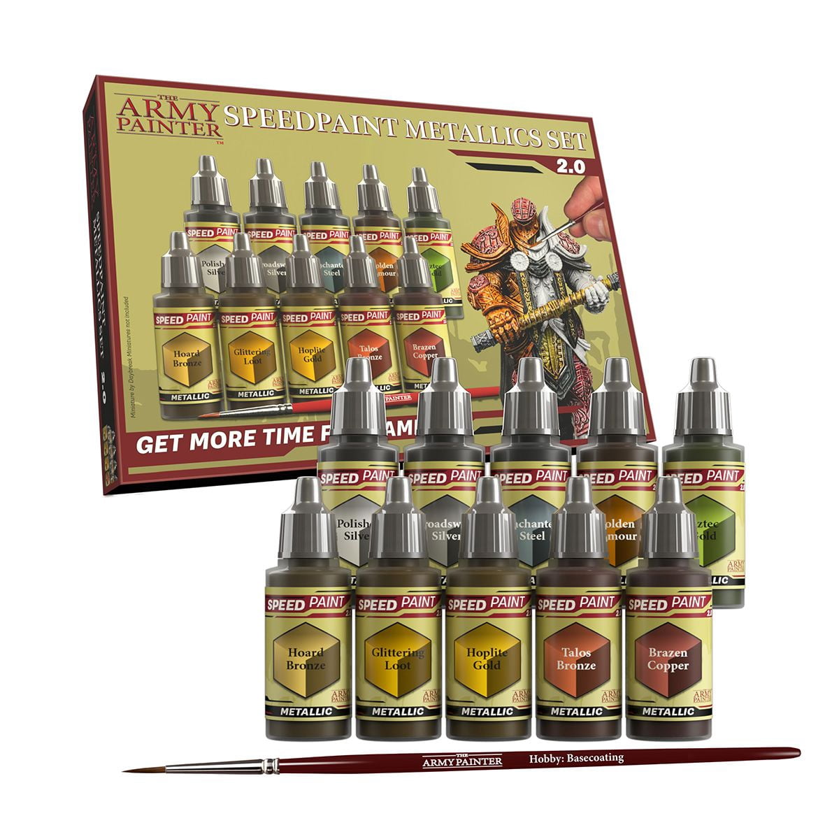 Army Painter, The Speedpaint Metallics Set 2.0 New