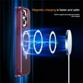 thumbnail image 3 of for iPhone 12 Pro Max Case & iPhone 13 Pro Max Case with Invisible  Ring Stand Translucent 12 & 13 Pro Max Phone Case 6.7" [Compatible with MagSafe][Great Grip Feeling], Wine Red, 3 of 7