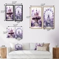 thumbnail image 4 of Designart "violet Ferris Wheel Eternal Carousel II" Amusement Parks Wall Art Set Of 2 - Purple Architecture Gallery Set For Office Decor, 4 of 7