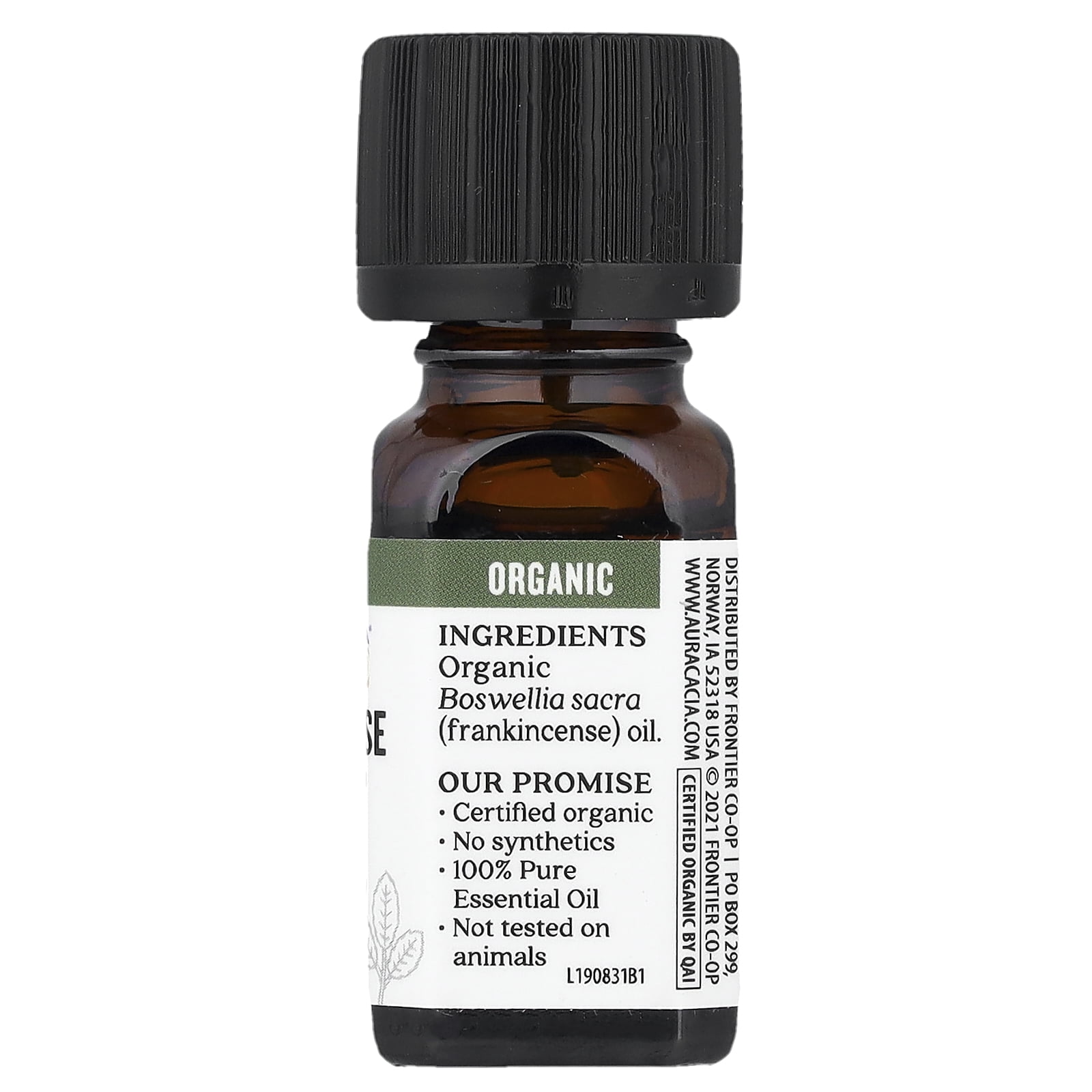 Aura Cacia Organic Essential Oil Frankincense 0.25 fl oz Liq