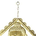 thumbnail image 5 of DecMode 30" Gold Metal Buddha Windchime with Glass Beads and Cone Bells, 5 of 8