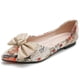 thumbnail image 2 of Zapatos Planos Con Punta Puntiaguda para Mujer Lazo Antideslizantes Boda Fiesta Baile, 2 of 9