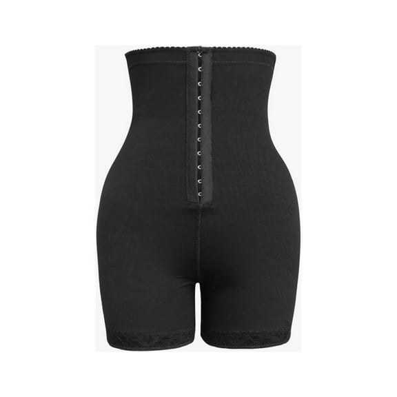 Full Size Hook-and-Eye Shaping Shorts