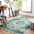 thumbnail image 2 of Floransa Machine Woven Area Rug - Dark Green - 6'7" x 9', 2 of 5