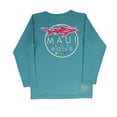 thumbnail image 4 of Maui and Sons Classic Shark Logo Long Sleeve Sun Shirt for Boys Made With 50+ UPF Protection Moisture Wicking Fabric Designed for Everyday Comfort, 4 of 4