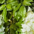 thumbnail image 5 of Sinhoon 12 Pack Artificial Wisteria Vine Ratta Fake Wisteria Hanging Garland Silk Long Hanging Bush Flowers String Home Party Wedding Decor (White), 5 of 6