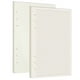 thumbnail image 1 of Papel de repuesto A5, 2 paquetes de papel rayado + papel en blanco, insertos de anillas de 6 agujeros, papel de planificador, papeles rellenables, 1 of 7