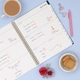 thumbnail image 3 of Blue Sky 2026-2027 Weekly and Monthly Academic Year Planner Calendar, July 2026 - June 2027, 8.5" x 11", Flexible Cover, Wirebound, Storage Pocket, Laminated Tabs, Greta, 3 of 10