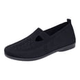 thumbnail image 2 of IEMIEMIEM Orthopedic Shoes for Women Arch Support Slip on Non Slip Running Shoes Wide Width Mesh Stretch House Shoes Soft 2026 New Foam Shoes Black 8 Wide, 2 of 5
