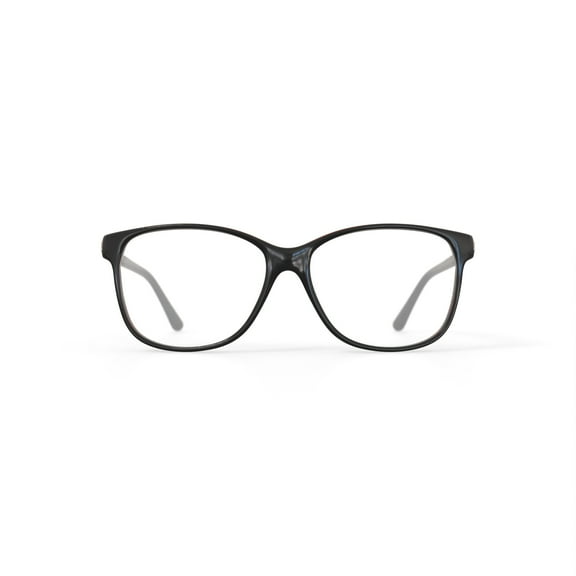 Walmart Women's WOP67 Square Prescription Eyeglasses with Case, Brown