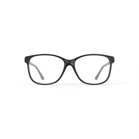 Walmart Women's WOP67 Square Prescription Eyeglasses with Case, Brown