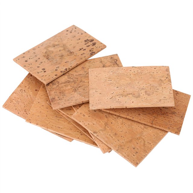10 Hojas Universales De Corcho Para Cuello De Saxofón, Duraderas, Ligeras, Buena Flexibilidad Y Resistencia Al Ruido, Comprimibles, Paquete De 10 De Repuesto, Adecuadas Para