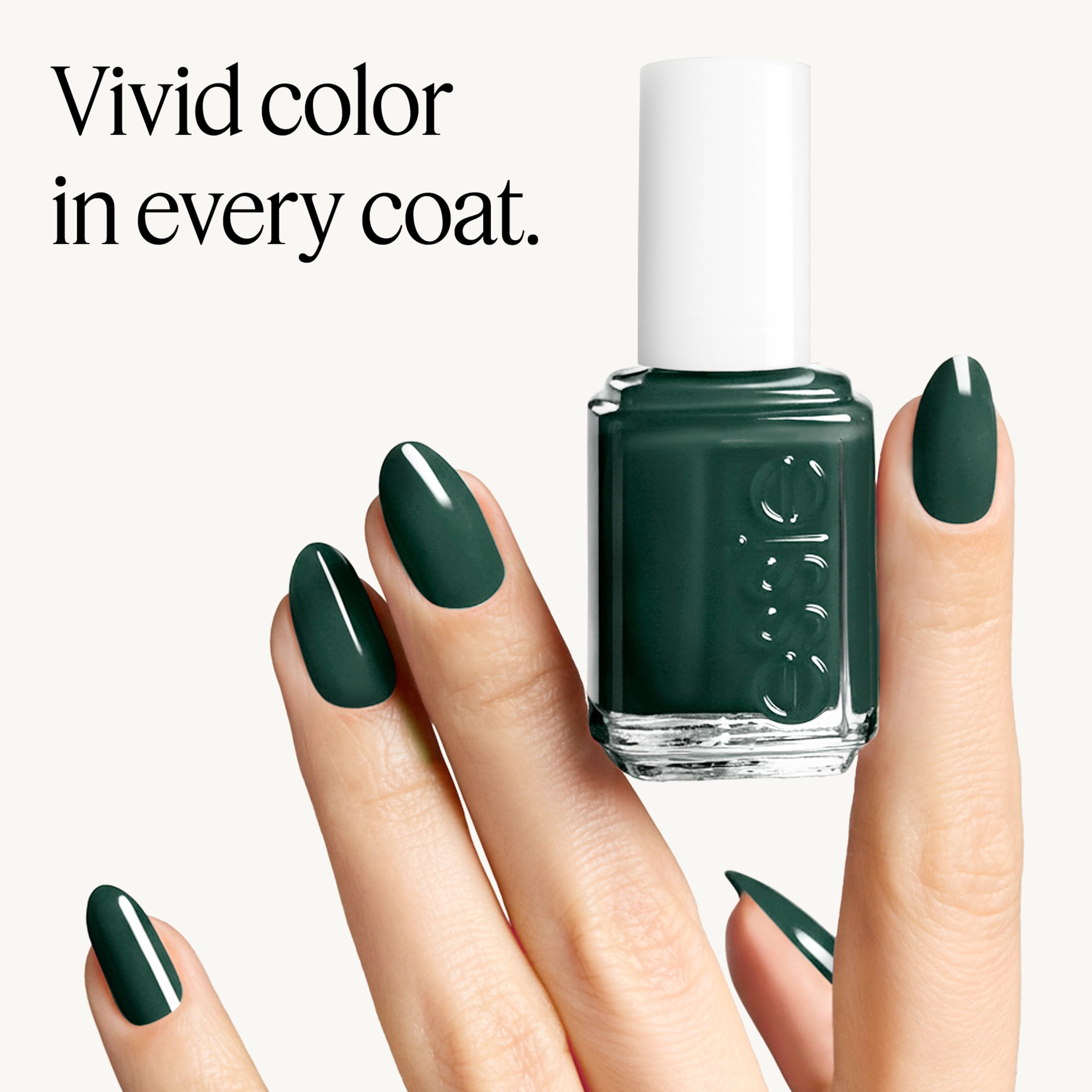 Essie Salon-Quality Nail Polish, Vegan, Green, This and That, 0.46 fl oz