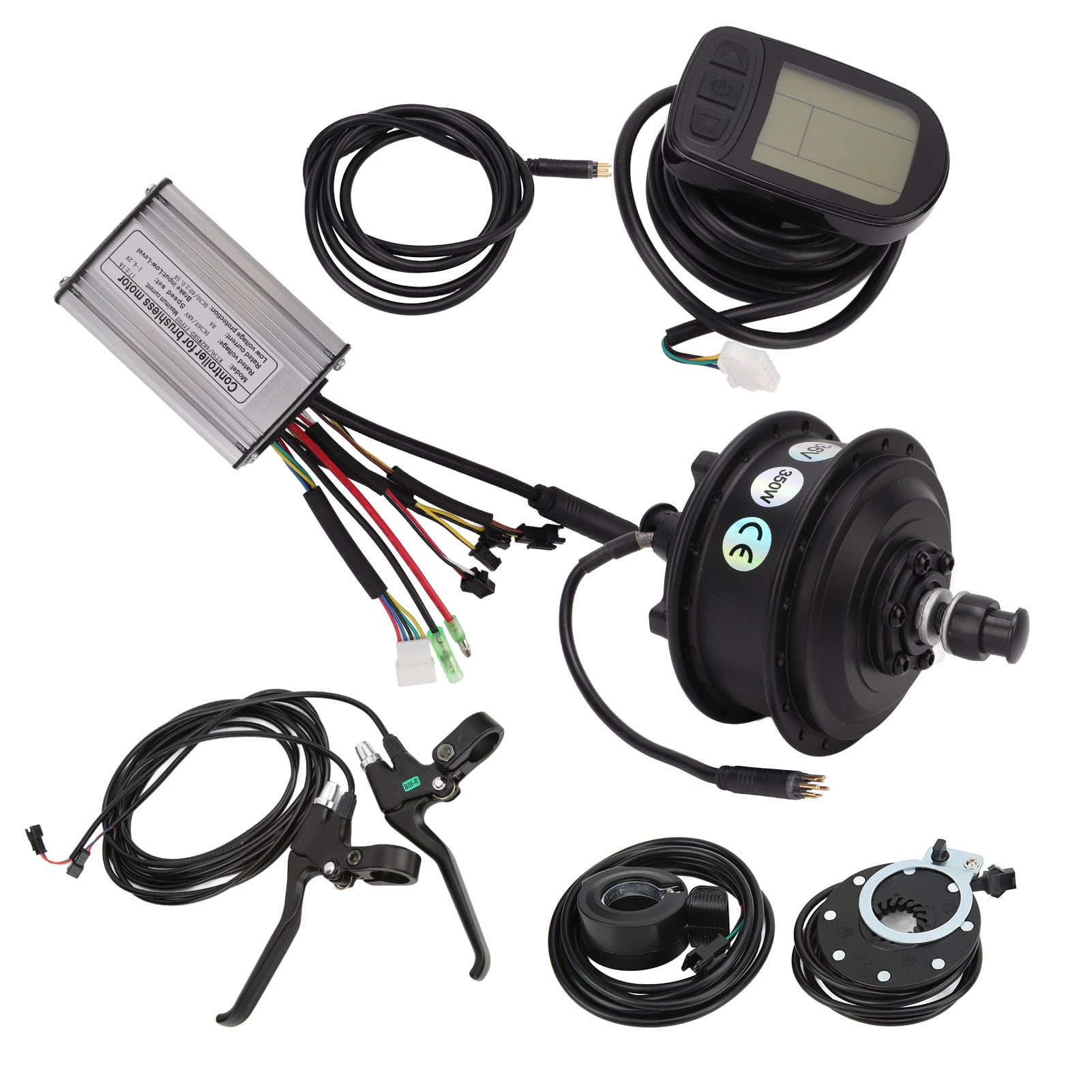36V 350W Mountain Bike Conversion Kit, Modified Front Drive Motor With