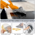 thumbnail image 4 of 45 Pack Microfiber Cleaning Cloth Roll, 10" x 10" Tear Away Reusable Towels Washable Rags Super Absorbent Microfiber Towels for Car Drying Dishes Kitchen Cleaning, 4 of 7