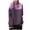 Purple, variant on LBLOE Sweaters for Women Women's Turtleneck Sweaters Long Sleeve Oversized Color Block Patchwork Knitted Pullover Purple