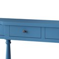 thumbnail image 6 of EUROCO 63" Longer Console Table Sofa Table for Entryway with 4 Drawers and Storage Shelf for Living Room Hallway Foyer Office, Navy Blue, 6 of 8