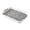 White, variant on Indoor Cat Litter Pan with Tall Sides ABS Construction Easy Clean Tray for Clumping Sand Control and Reduction 27X18.5X4cm