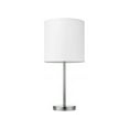 thumbnail image 4 of Lorell, LLR99966, 10-watt LED Bulb Table Lamp, 1 Each, Silver,White Shade, 4 of 7