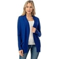 thumbnail image 5 of Cielo 1985 Women's Open Long Cardigan Sweater with Pockets - By The Simply Fashion Royal XL, 5 of 6