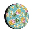 thumbnail image 2 of Balery Cute Pineapples Tire Covers - Tough Tire Wheel Protector for Truck, SUV, Trailer, Camper, RV -14 inch, 2 of 8