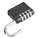 thumbnail image 5 of Door Coded Lock, Anti-wear Coded Lock, Prevent Rust Zinc Alloy 4-digits Lock School For Gym, 5 of 8