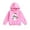 Pink, variant on Girls Cozy Hoodie Sweatshirt Festive Holiday Design Pullover, Long Sleeve Crewneck Warm Winter Casual Tops