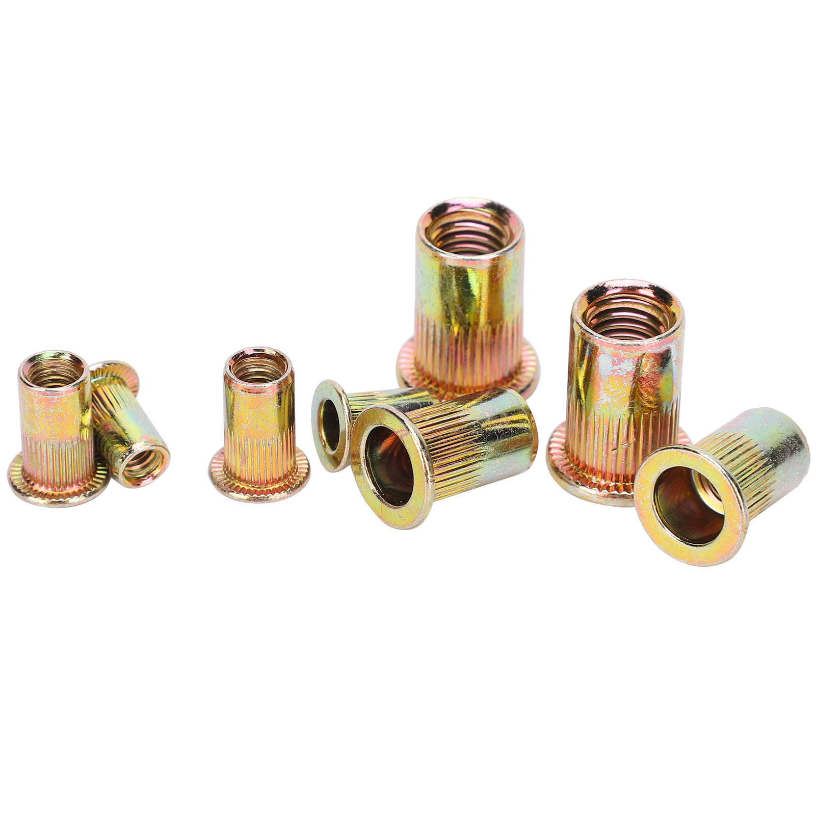 Threaded Rivet Nut M4/5/6/8 Colored Zinc Plating Steel for automobiles furniture durable and long service life Rivet Nut 