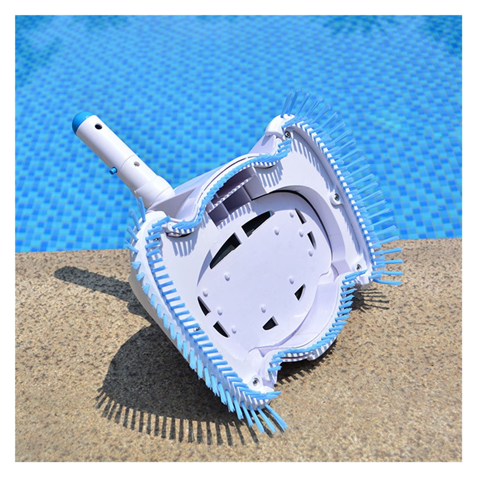 Swimming Pool Vacuum Head Brush Cleaner Transparent Manual Floating Objects Suction Machine Cleaning And Maintenance Tools ,Great Suction Power