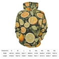 thumbnail image 4 of Citrus Mediterranean Style Mosaic Regular Fit Hoodie, Sporty Pullover Hooded Sweatshirt for Men Women XL, 4 of 6
